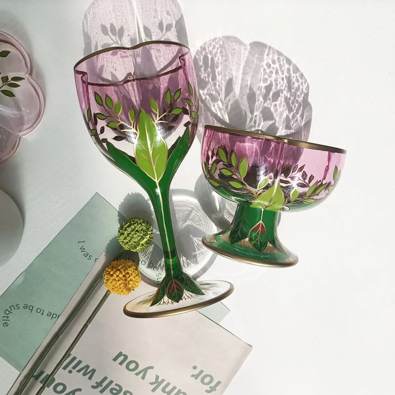 Medieval Elegance Crystal Goblet Set