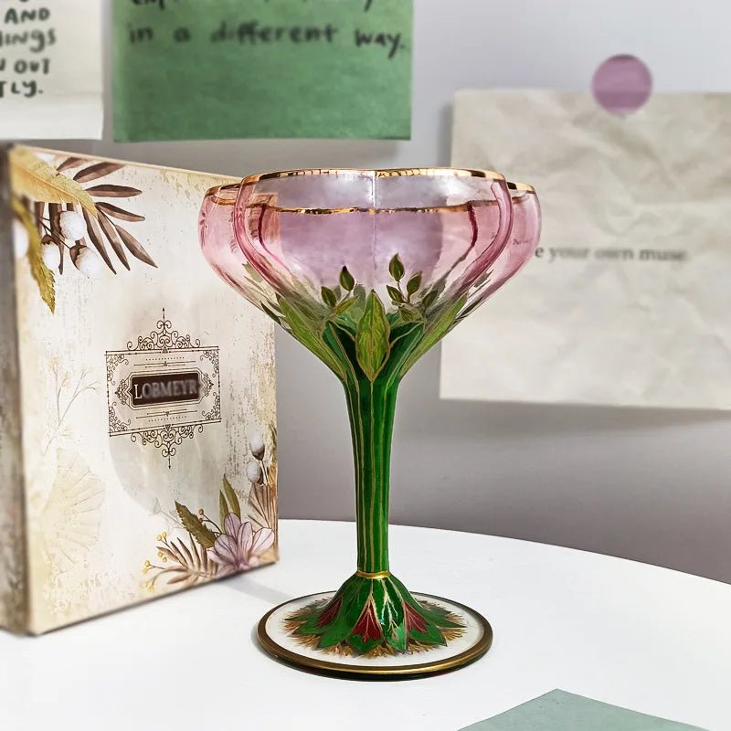 Medieval Elegance Crystal Goblet Set