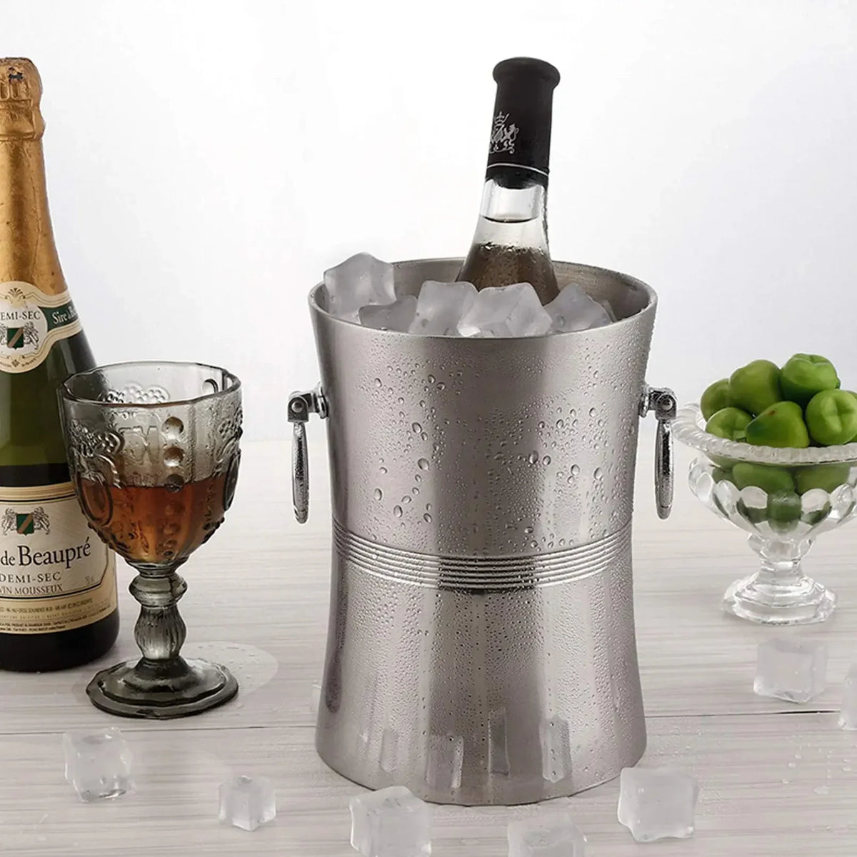 Elegant Insulated Ice Bucket