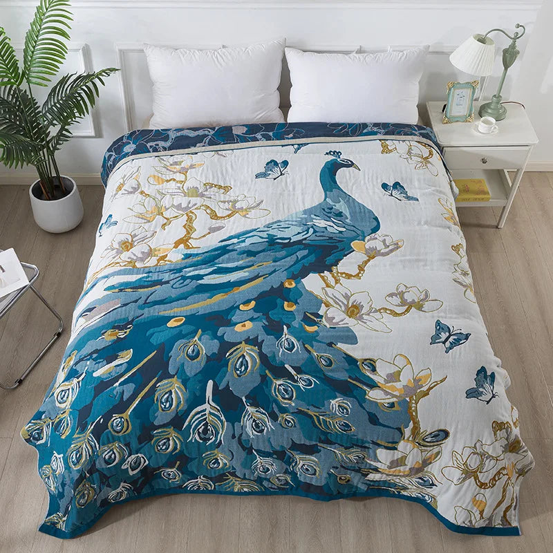 Boho Cotton Throw Blanket