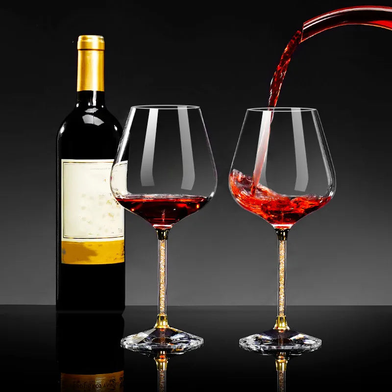Elegant Crystal Wine Set