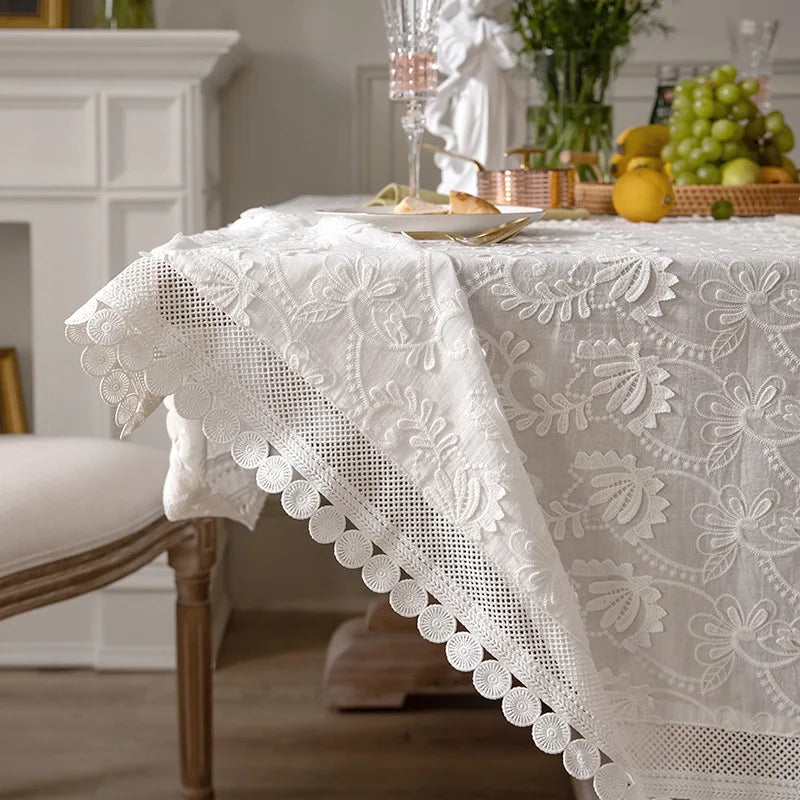Elegant Lace Tablecloth
