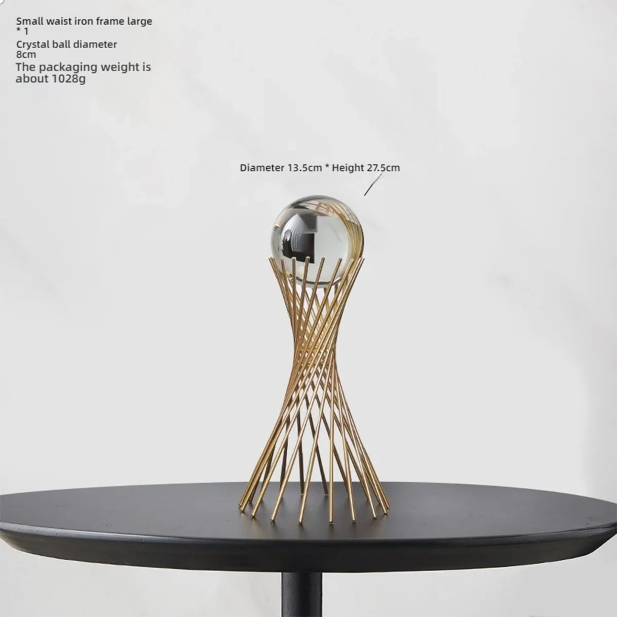 Golden Crystal Decor Set