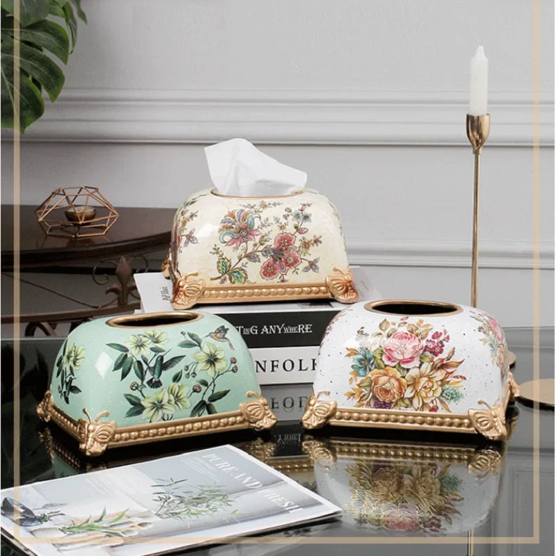 Elegant Ceramic Tissue Box