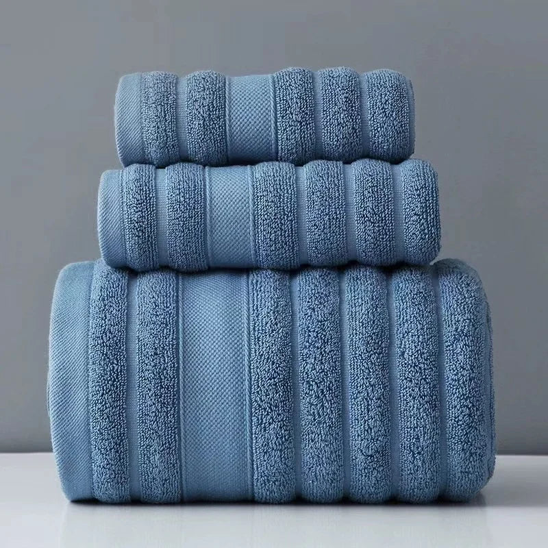 Luxurious Cotton Towel Set - 3 Piece
