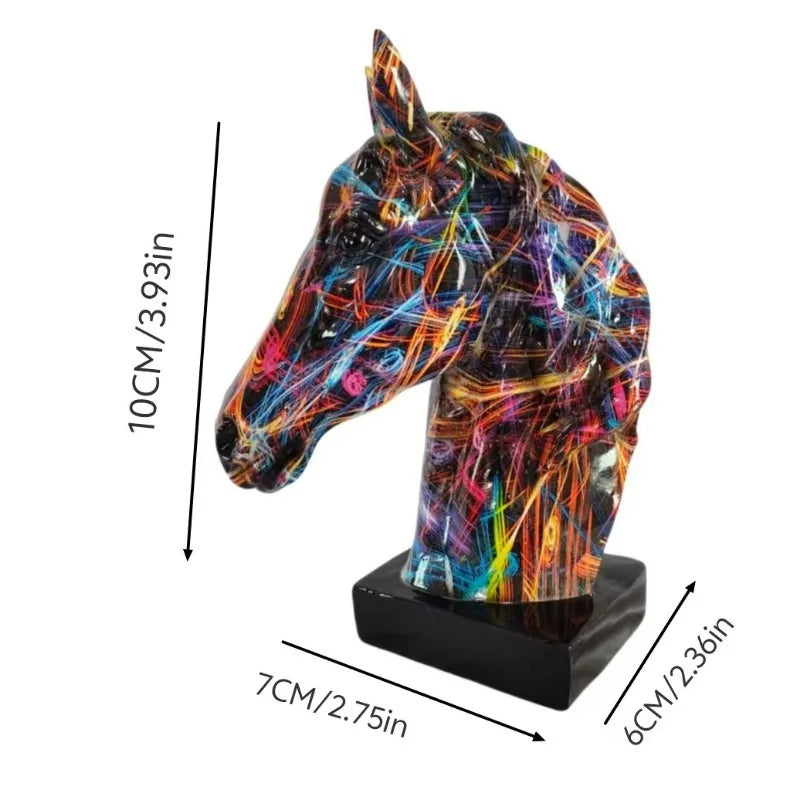 Vibrant Graffiti Animal Sculpture