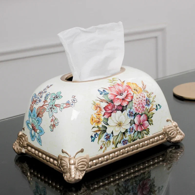 Elegant Ceramic Tissue Box
