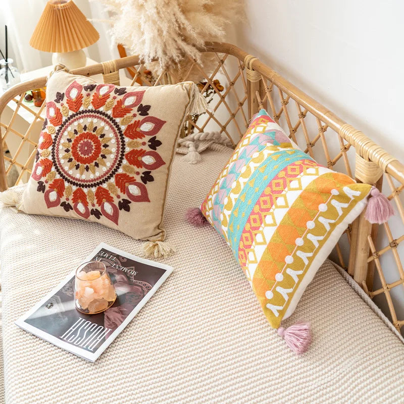 Nordic Ethnic Cotton Pillow Cover