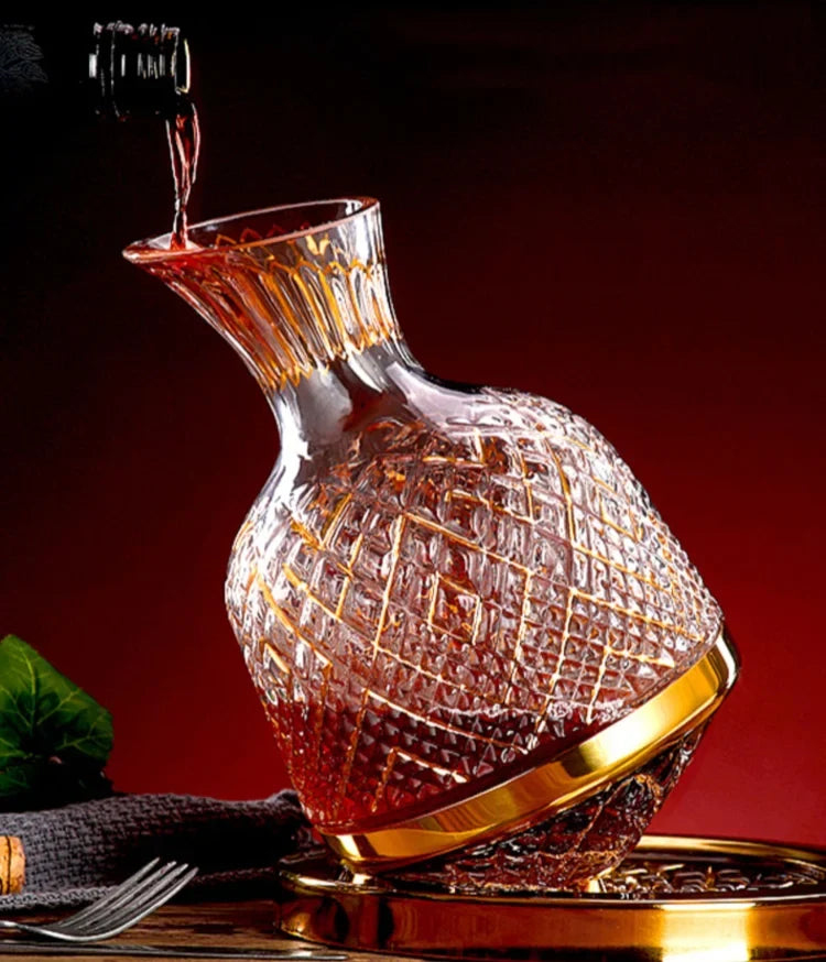 Elegant Crystal Wine Set