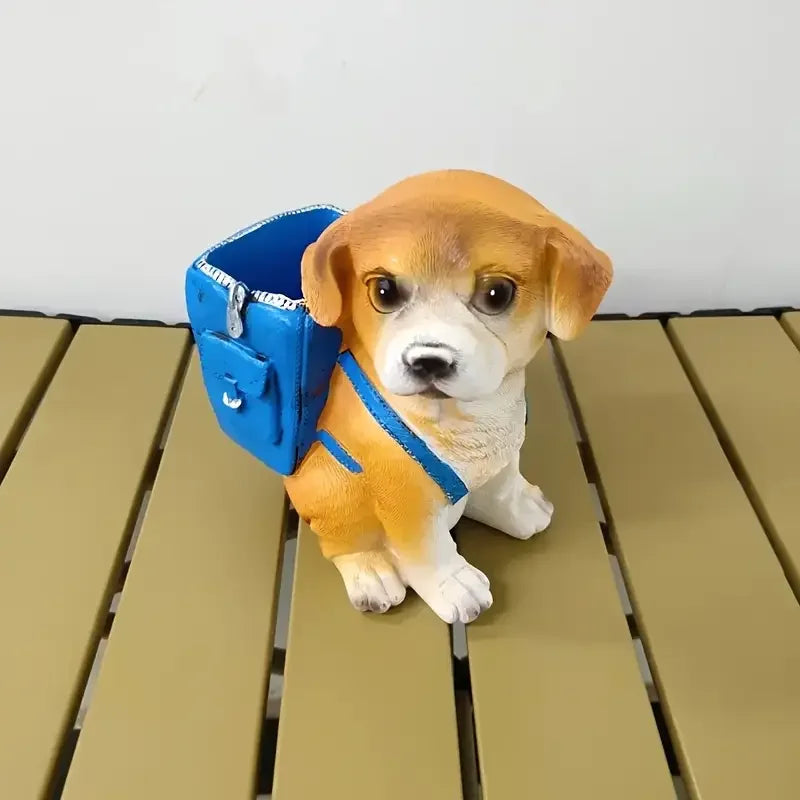 Adorable Puppy Pen Holder