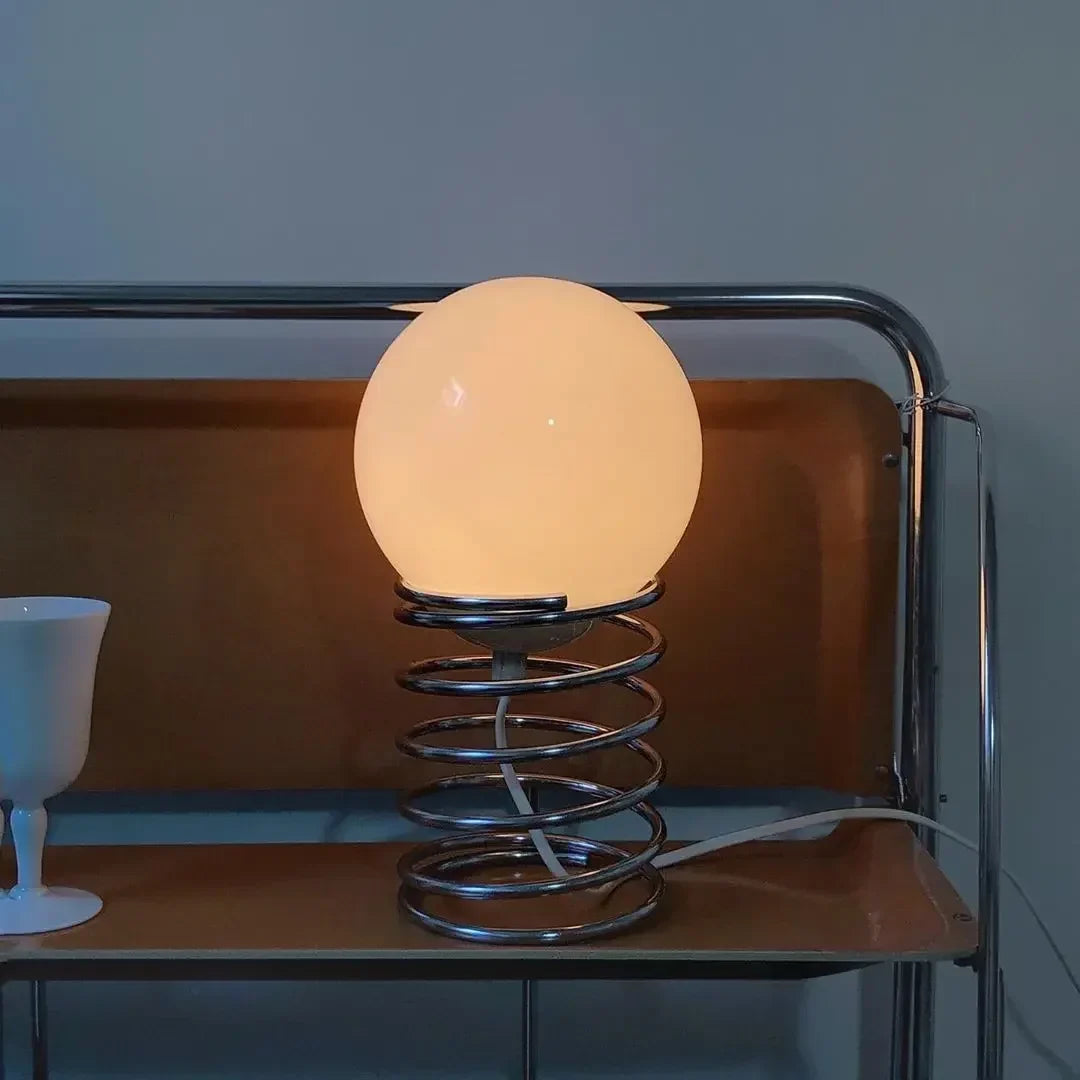 Spring Glass Table Lamp Bauhaus Furniture