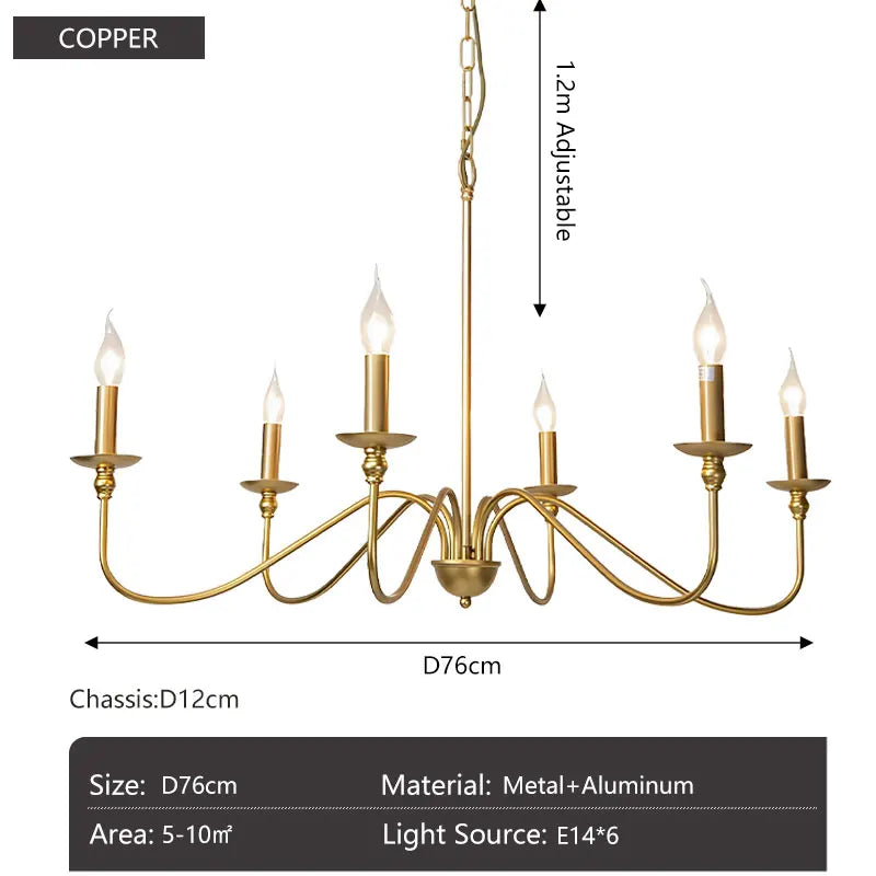 Elegant Vintage Chandelier