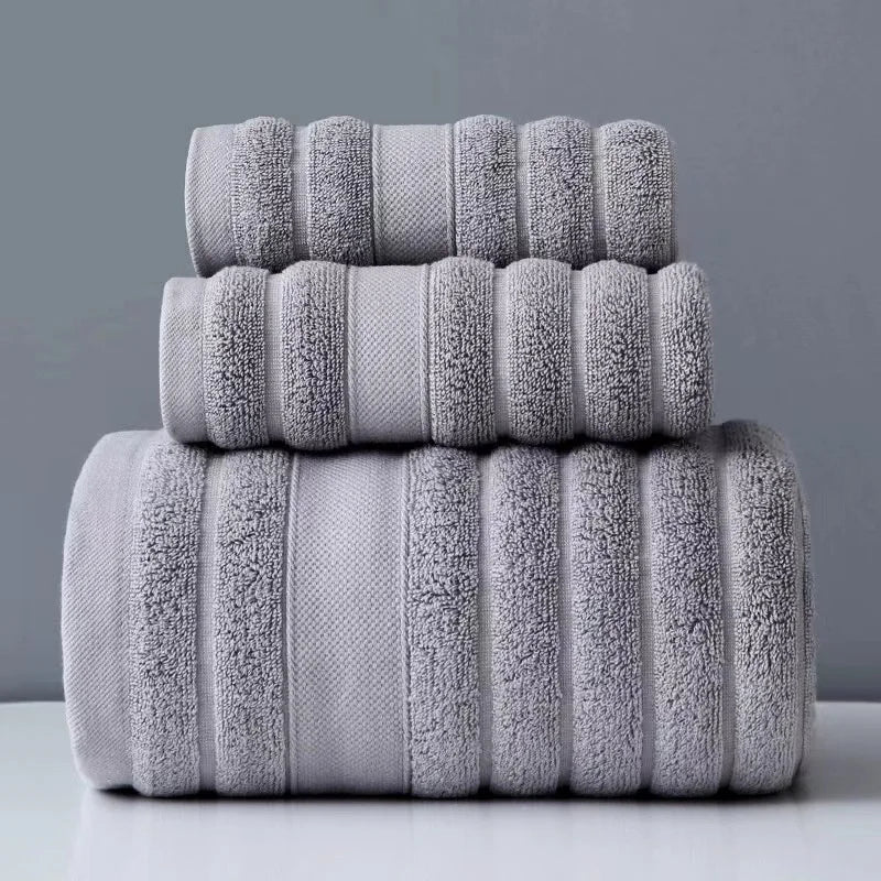 Luxurious Cotton Towel Set - 3 Piece