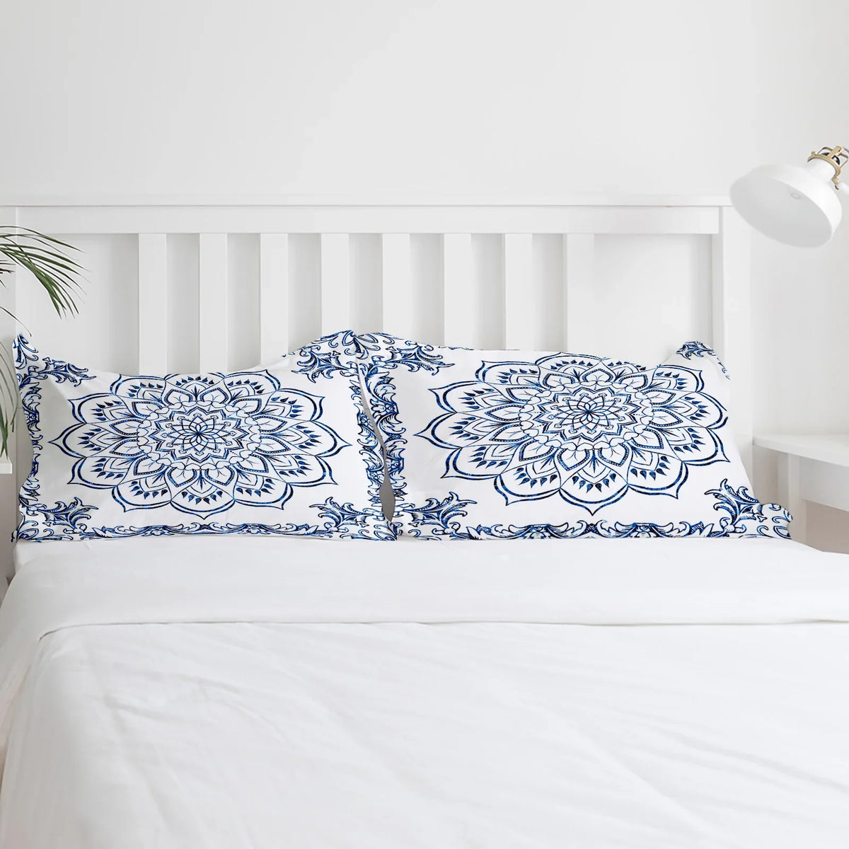 Bohemian Blue Mandala Duvet Set