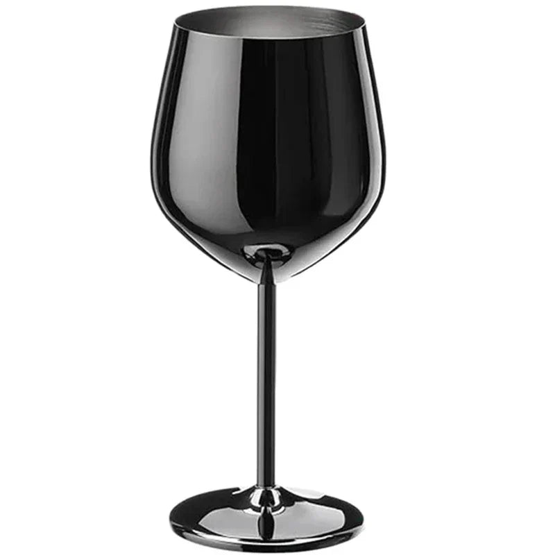 Elegant Stainless Steel Wine Goblet