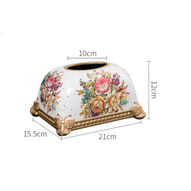 Elegant Ceramic Tissue Box