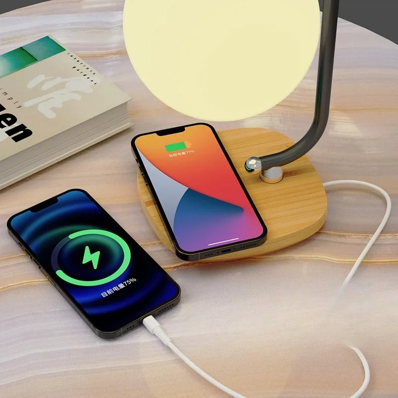 Moonlight Wireless Charging Lamp