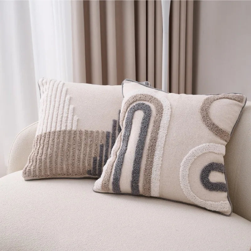 Boho Chic Cotton Linen Cushion Covers