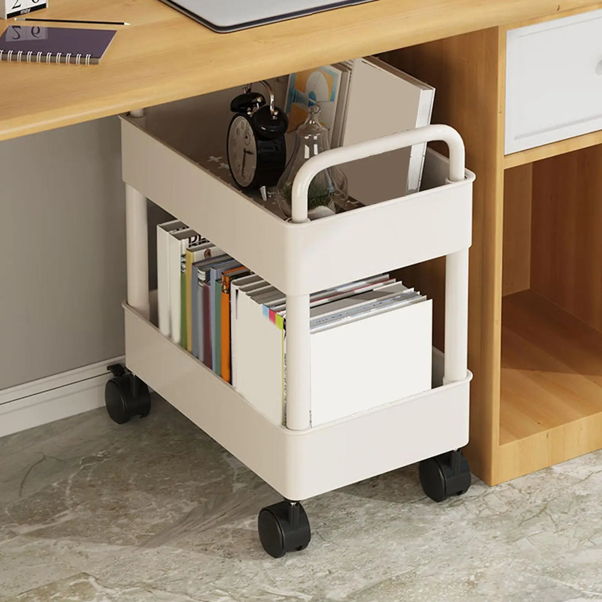 Compact Rolling Storage Cart