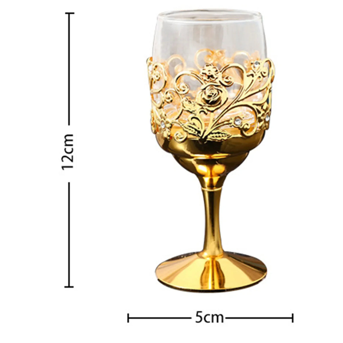 Golden Nordic Wine Goblet