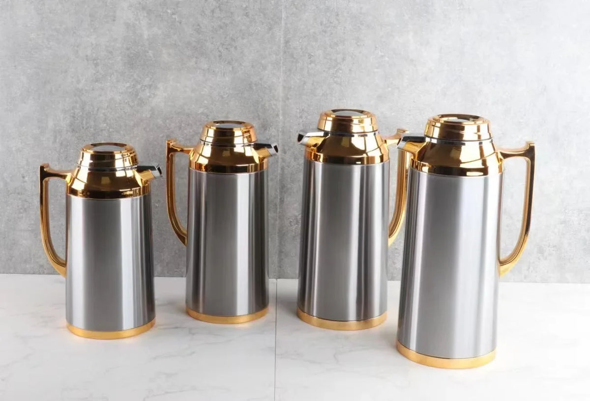 Elegant Gold Vacuum Thermos