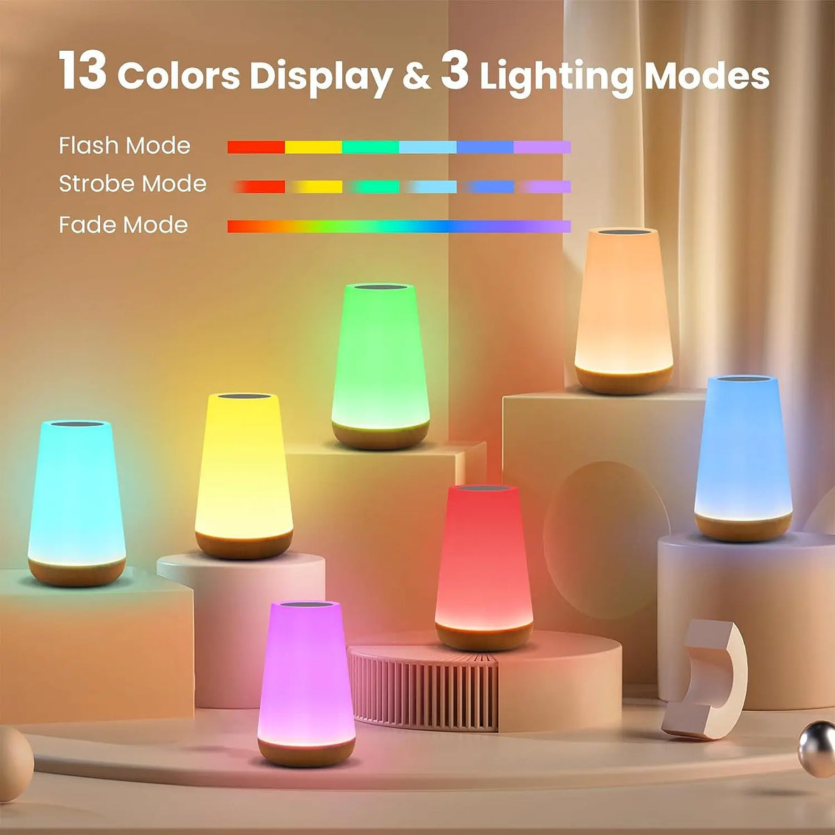 Colorful Touch Night Light