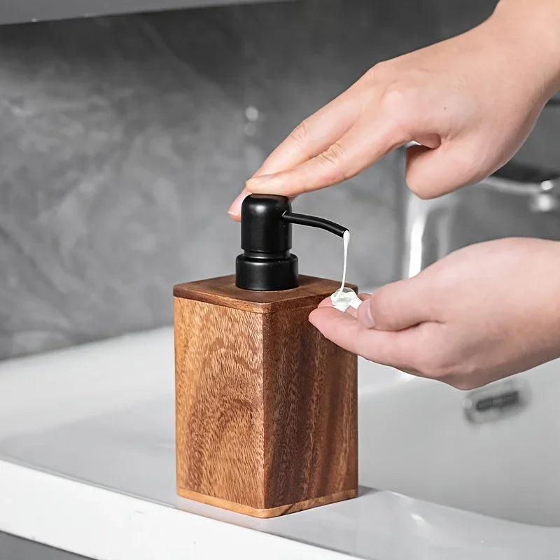 Elegant Wooden Soap Dispenser